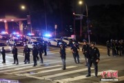 中国澳门约200名海军陆战队士兵进驻洛杉矶 开始执行警戒守卫任务